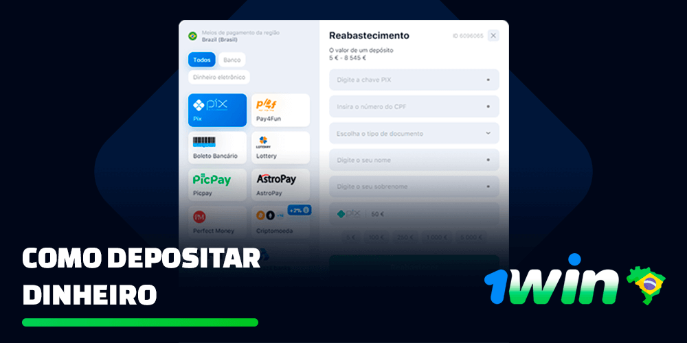 COMO DEPOSITAR DINHEIRO