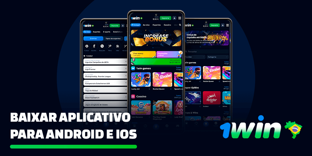 1win Baixar aplicativo para Android e iOS no Brasil 2023