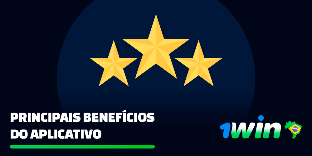 Principais benefícios do aplicativo 1win