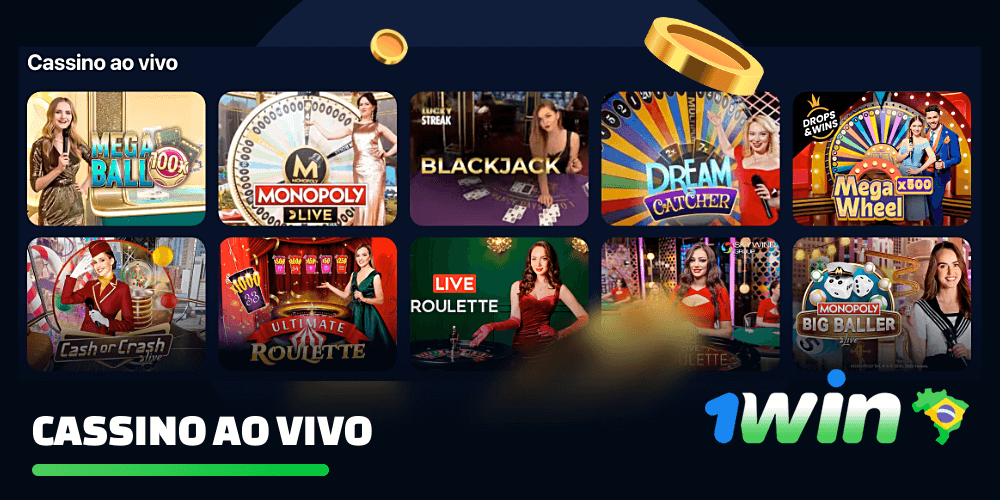 No cassino ao vivo da 1win, todos os usuários registrados podem tentar a sorte nos jogos com crupiê ao vivo