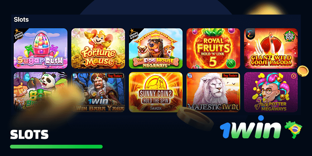 No cassino on-line 1win, você encontrará centenas de títulos de caça-níqueis variados e emocionantes