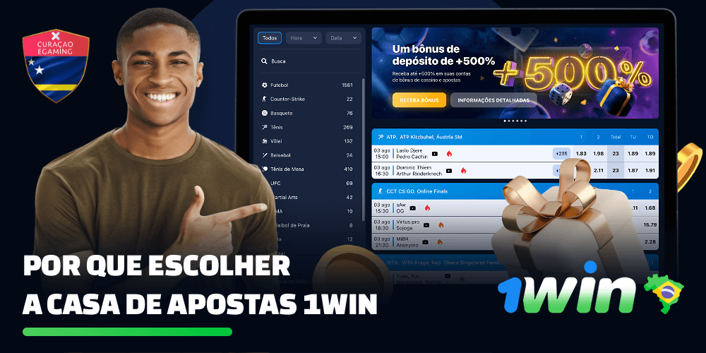 Há várias razões pelas quais os usuários do Brasil escolhem a 1win para apostas esportivas on-line